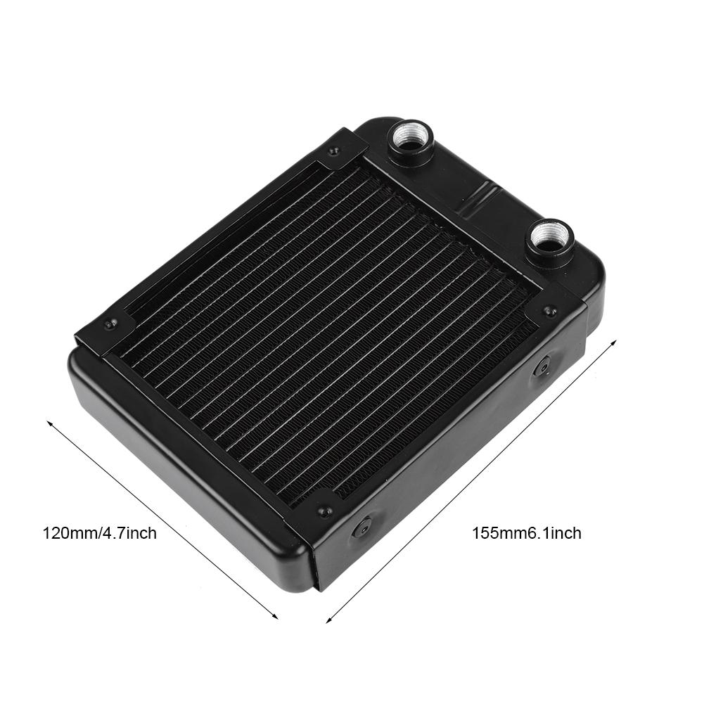 120mmCelsius360mm 18 Tubes Thread Water Cooler for PC Computer Water Cooling (120mm)