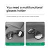 GPHX4 Car Interior Sun Visor Eyeglasses Holder Sunglasses Clip For Alfa Romeo Giulietta Mito Giulia Stelvio Brera 147 156 Accessories