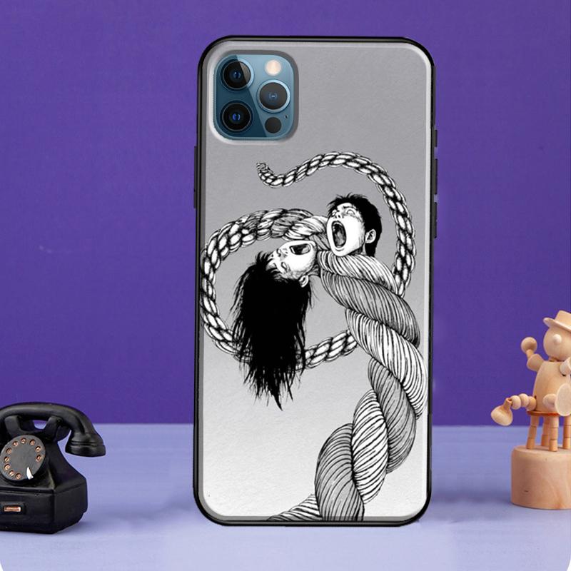 

Чехол Junji Ito Horror Manga для iPhone 11 14 Pro Max SE 2020 XR X XS Max 6S 7 8 Plus, чехол для iPhone 12 13 mini iPhone 14Pro MAX