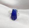 Lapis Lazuli Ring: 925 Sterling Silver, Handmade Gemstone Statement Ring