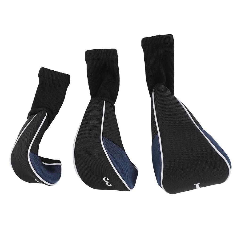 3PCS   Head Covers for Driver Fairway Woods     Elastic   Neck Headcovers Set
