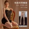 Pure Lace Nightdress Suspender Skirt Bed Teasing Sexy Pajamas Small Chest Pleats Seduction Sexy Underwear Hip Skirt