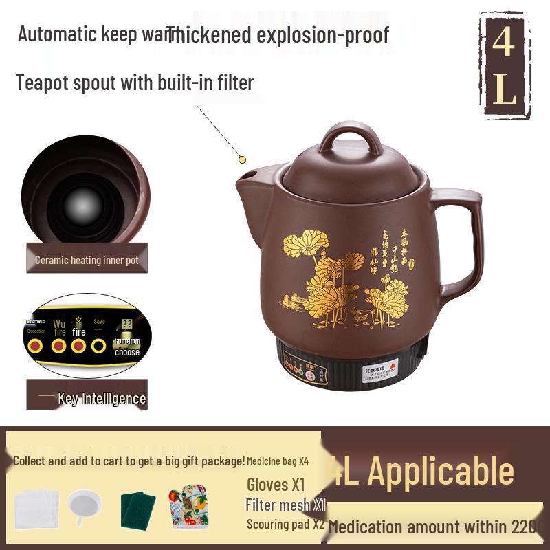 Automatic Zisha Electric Chinese Medicine Decoction Pot