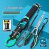 HANDUNYOU Fish Gripper with Scale and Stainless Steel Pliers Set