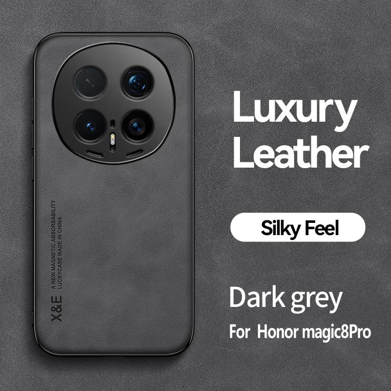 For Honor Magic 8 Pro Case Luxury Magnetic Leather Phone Cases For Honor Magic 7 6 5 4 Magic8 Soft Silicone Back Cover Fundas