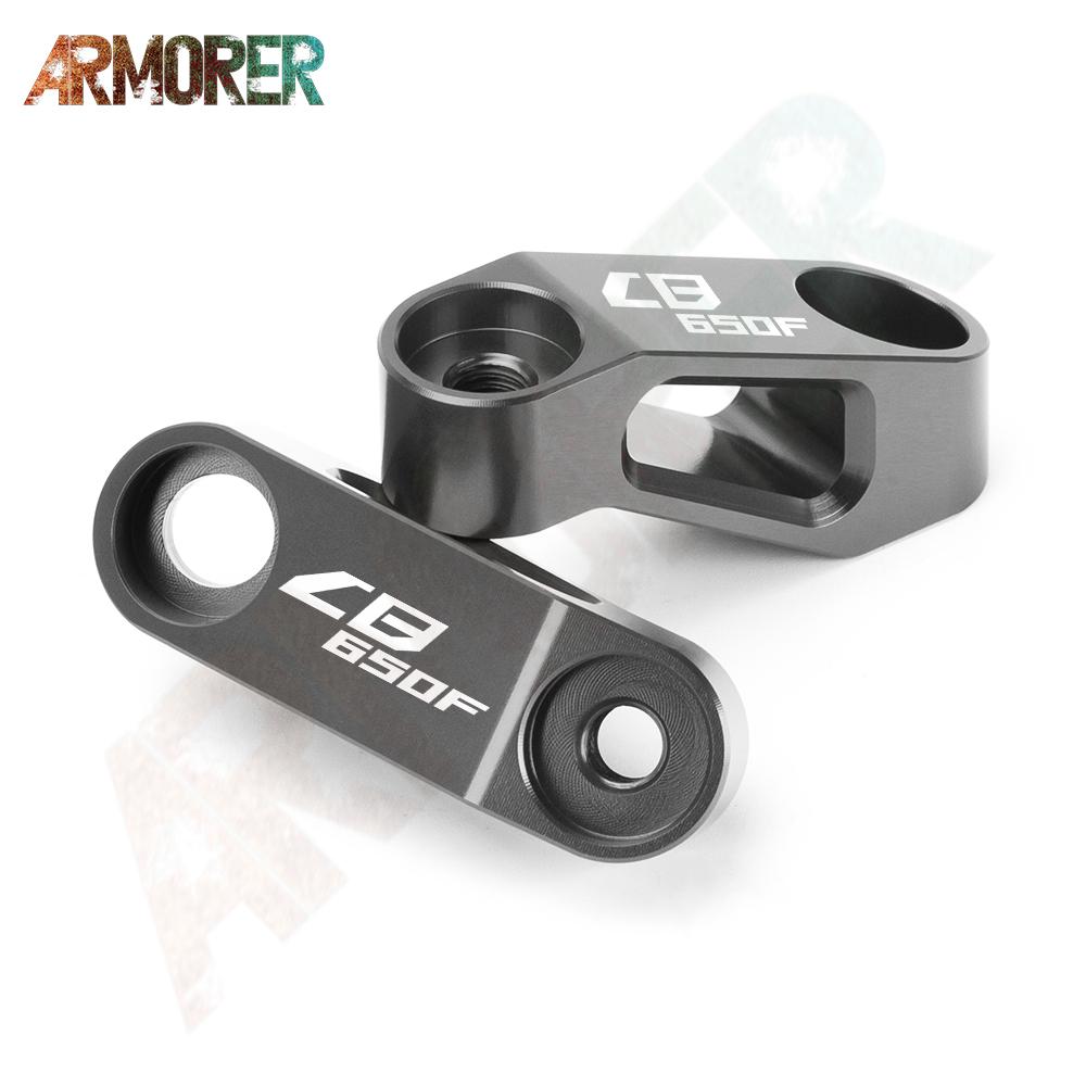 Motorcycle Accessories For HONDA CB650F CB 650F CB650 F CB 650 F 2014 -  2018 Rearview Mirror Extension Mount Bracket