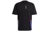 Adidas Originals T Shirts Men's Black Crew Neck Moderate Straight Fit H09355