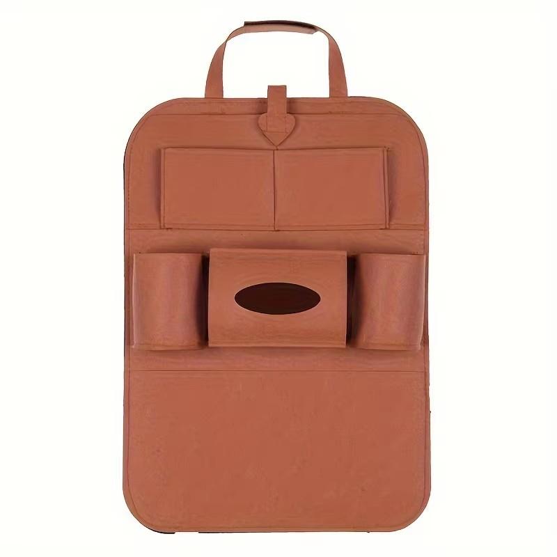1pc Multi functional felt car storage bag, car storage bag, storage box, car seat backrest storage bag, car storage box