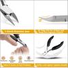Nail Clippers For Ingrown Thick Nail Stainless Steel Curved Blades Ergonomic Handle Toenail Cutter