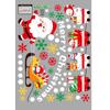 45*60cm Stickers Christmas Decorations Electrostatic Glass Stickers Bells Shopping Mall Window Flower Atmosphere Layout Stickers