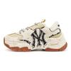 MLB Slip Resistant Support Low Top Chunky Sneakers Unisex Beige Brown Black 3ASHBNA3N-50CRS(Team131-1)