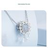 Avle Teardrop Zircon Tassel Beads: Original Shining S925 Sterling Silver for DIY Jewelry