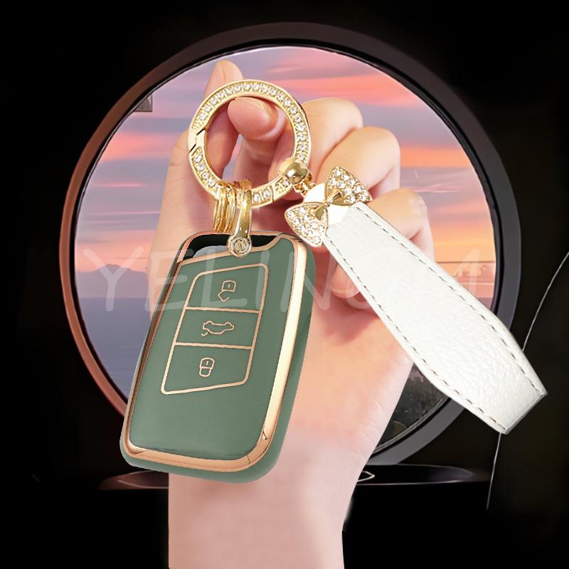 New Style Tpu Car Remote Key Case Cover Protector Shell For Vw Volkswagen Magotan Passat B8 Skoda Superb Kodiaq A7 Tiguan Mk2 Cc