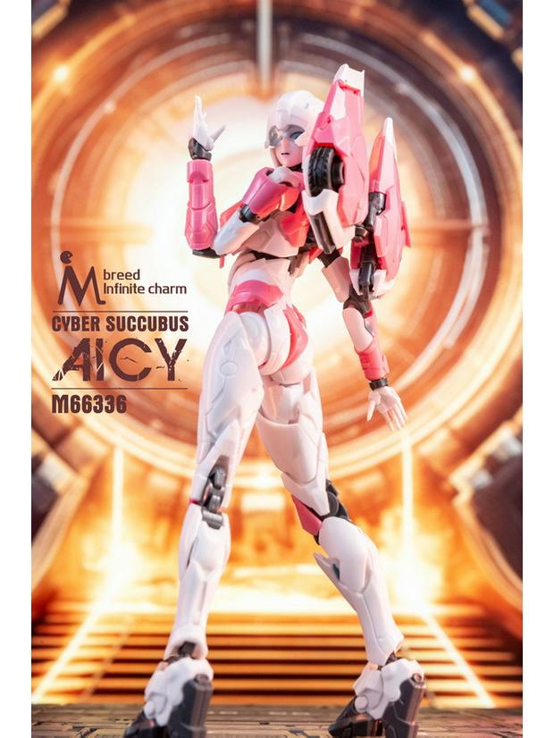 New Meili Wuxian M-Brand 66336 Arcee Children's Mecha Action Figure with Two Matte Faces