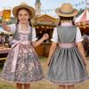 Costum de Menajeră European și American pentru Femei Primăvară/Vară 2025 Set Rochie cu Șireturi de Fată cu Bere