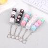 Silicone Cat Paw Keychain Stress Relief Toy For Keyboard Lovers Portable Keyring Gifts
