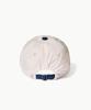 POEV Flower Shirring Ball Cap - White/Navy