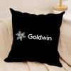 Classic Brand G-Goldwin Cushion Cover Soft Plush Fabric Double-Sided Printed Sofa Cushion Cover for All Seasons Home Decor Gift