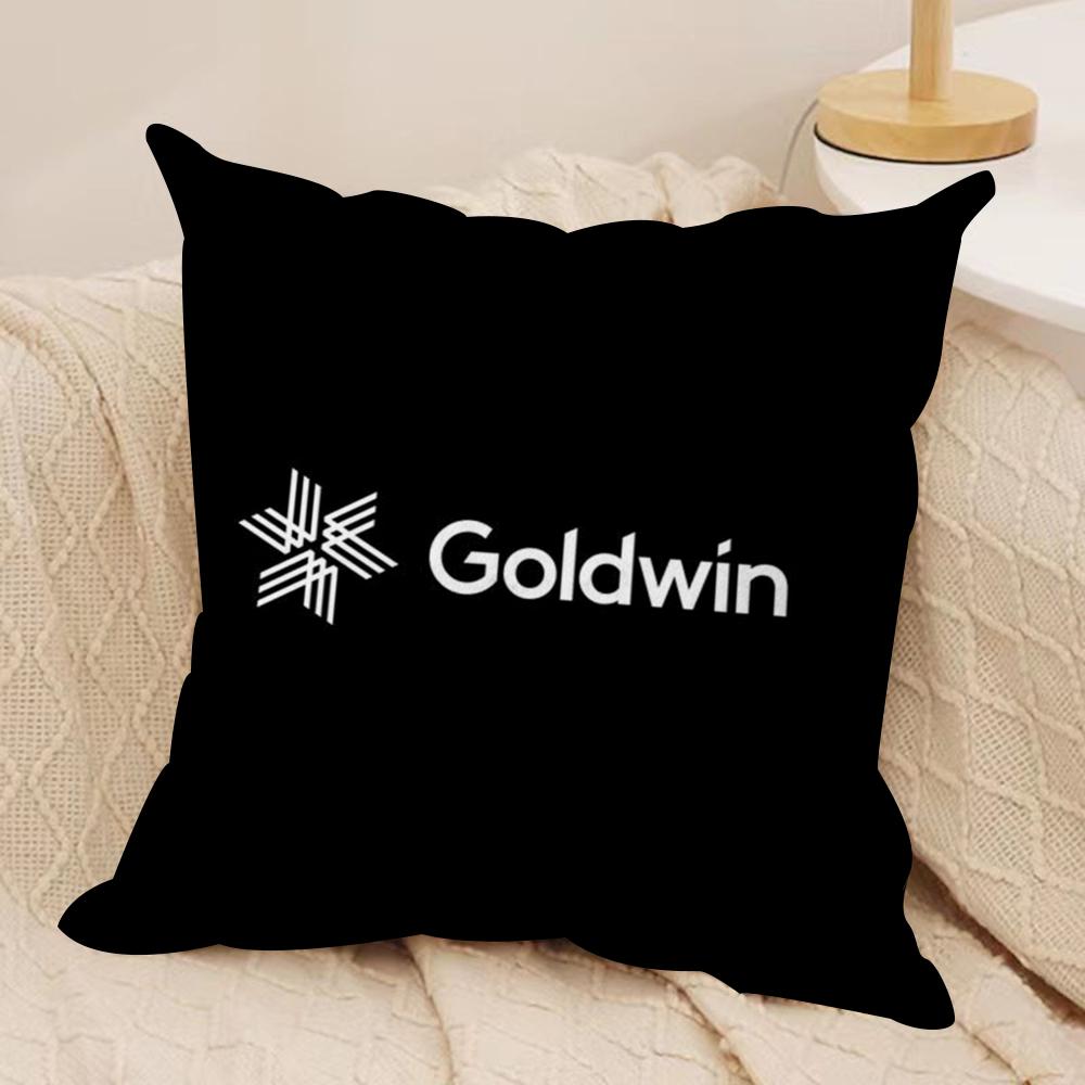 Classic Brand G-Goldwin Cushion Cover Soft Plush Fabric Double-Sided Printed Sofa Cushion Cover for All Seasons Home Decor Gift