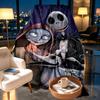 The Nightmare Before Christmas Print Blanket - Soft & Comfortable, for Bedroom, Travel, Sofa, Home Decoration - Birthday Christmas Gift for Friend