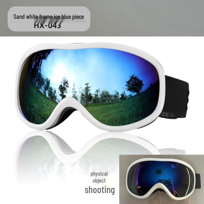 2025 Unisex Spherical Ski Goggles: Double-Layer Anti-Fog Outdoor Cylindrical Snow Goggles
