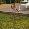 Floral Vine Support Frame Vintage Lady Garden Trellis Stake, Rustic Art Decor for Yard, Elegant Woman Silhouette Outdoor Flower Bed Ornament