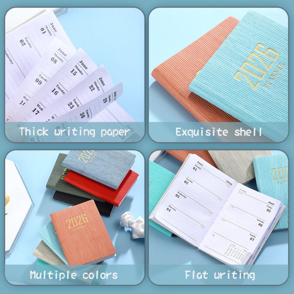 Pocket Appointment Book A7 Notebooks High Quality Diary Weekly Planner  Students