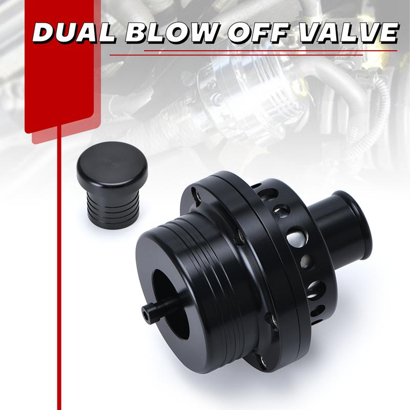 VR - 2015 NEW HQ 1"(25MM) Dual Piston BOV Blow off valve DV Turbo 1.8T For VW Golf MK4 Jetta A4 B5 Black,Silver VR5741