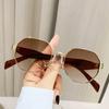 Fashion Polygonal Metal Frame Sunglasses New Retro Sunglasses Women Men Luxury Brand Designer Decorative Sun Glasses Uv400