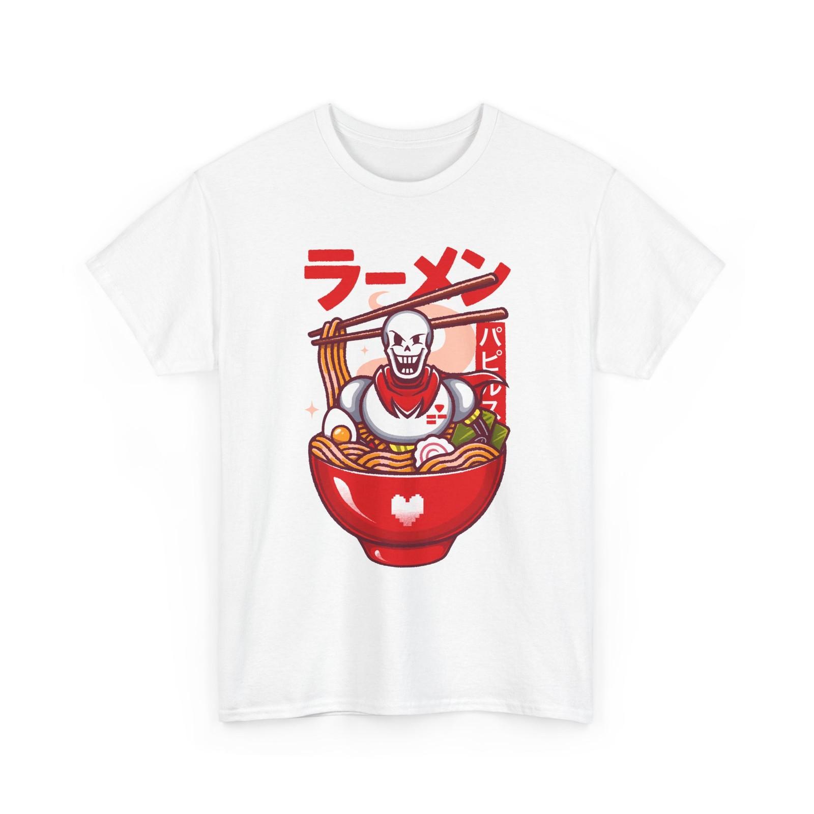 Унисекс Футболка Papyrus Ramen - Undertale - Deltarune - Sans - Футболка по Видеоигре S разноцветный