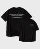 ELIMENO El Rople Lettering Oversized Short Sleeve T-Shirt Black