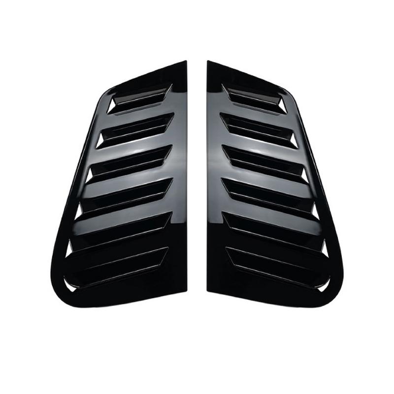 2pcs Triangle Louver Window Cover Trim Sticker For Volkswagen GOLF 4 MK4 1997-2006 ABS Car Rear Louver Decorative Stickers