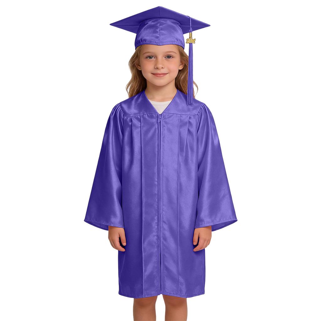 Conjunto de Roupa de Formatura Infantil da Moda, Roupa para Fotografia de Jardim de Infância, Novo Chapéu de Doutor e Toga de Formatura 2026