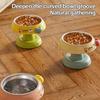 Non-slip Cat Food Bowl Elevated Cat Water Bowl Durable Cat Bowls  for Puppy Cat