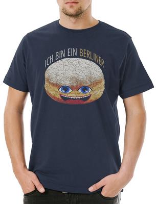 I Am A Berliner Men's T-Shirt JFK Kreppel Krebbl Krapfen Pastry Chef Baker