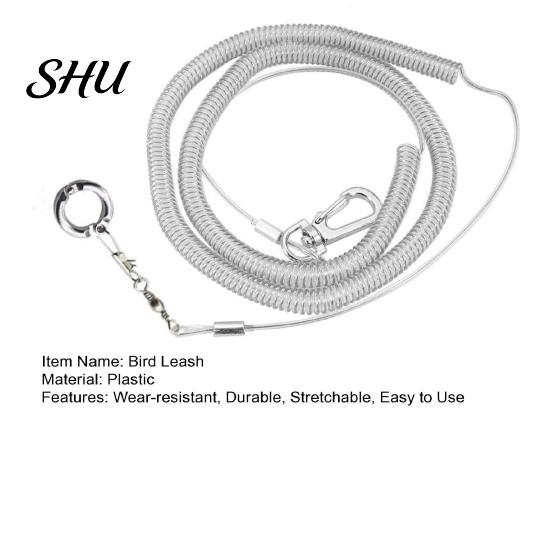 Bird Traction Rope Parrot Leash Easy to Use Stretchable Wear-resistant Elastic Detachable Towing Small Pet Lightweight Flying Training for Walk Pets