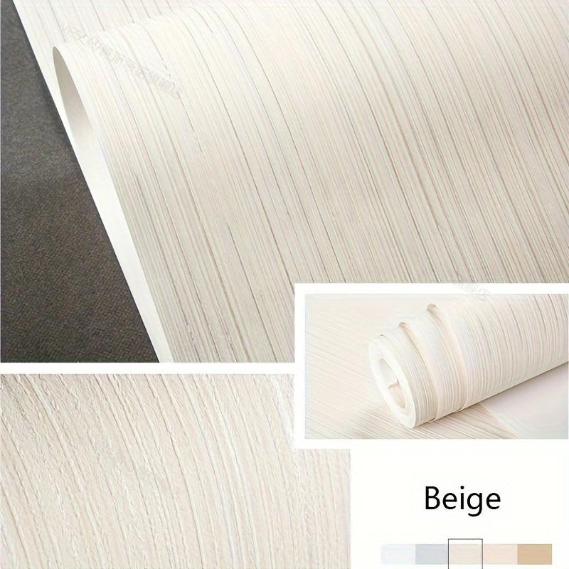 1 Roll of Non-Self-Adhesive 3D Striped Wallpaper - Size 20.87 X 374 Inches, Made of Non-Woven Eco-Friendly Material