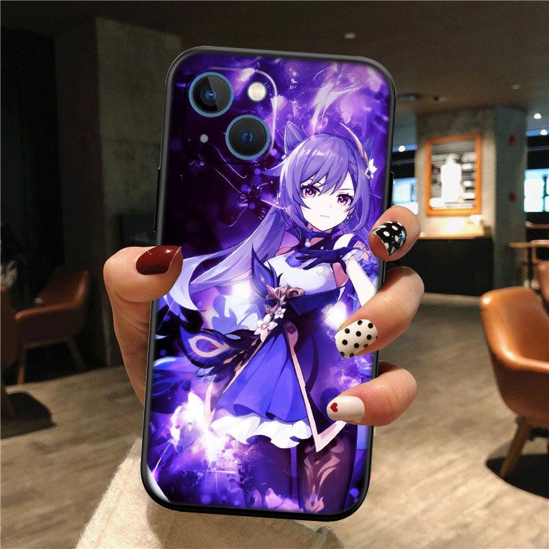 IK34 Genshin Impact Girl Phone Case for Samsung Galaxy S20 S21 S22 Ultra FE + Plus A21S A22 A24 A25 A26 A30 A30S A31