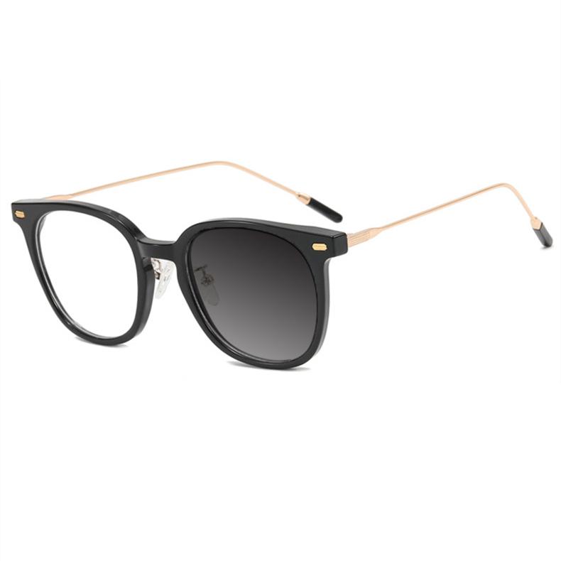 Design Fresh Korean Style Frame Anti Blue Light High Vision Glasses 0 Degree Decoration Eyeglass Customizable Prescription Lens