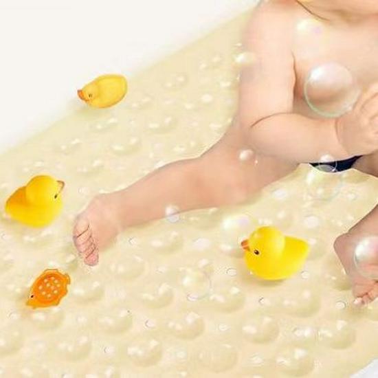 PVC Environmentally Friendly Bathroom Anti Slip Massage Pad, Bathtub Pad with Leakage Hole, Bubble Protrusion, Suction Cup Foot Pad