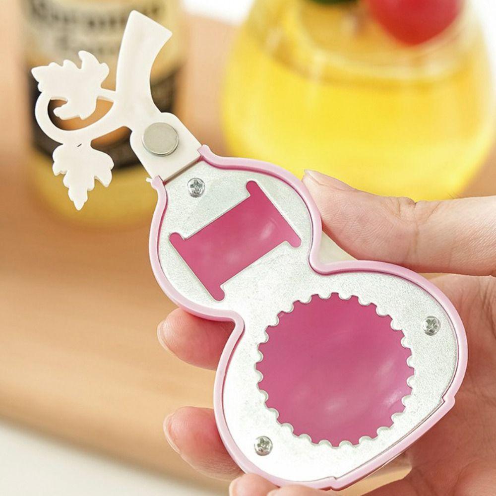 4pcs Magnetic Water Bottle Opener Rust-proof Fridge Magnets Gourd Bottle Opener  Kitchen