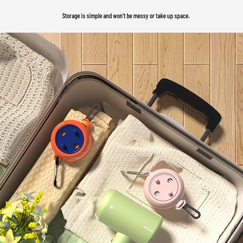 Retractable Portable Clothesline for Travel and Home - Indoor & Outdoor Use