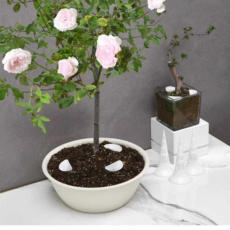 10/20/50Pcs Conical Plant Breathable Watering Device Gasket Soil Aeration Root Garden Plant Bottom Flower Plant