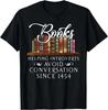 Books Helping Introverts Avoid Conversation Tee Gift Unisex T-Shirt