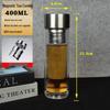 Magnetic Tea Infuser Double-Wall Glass Bottle