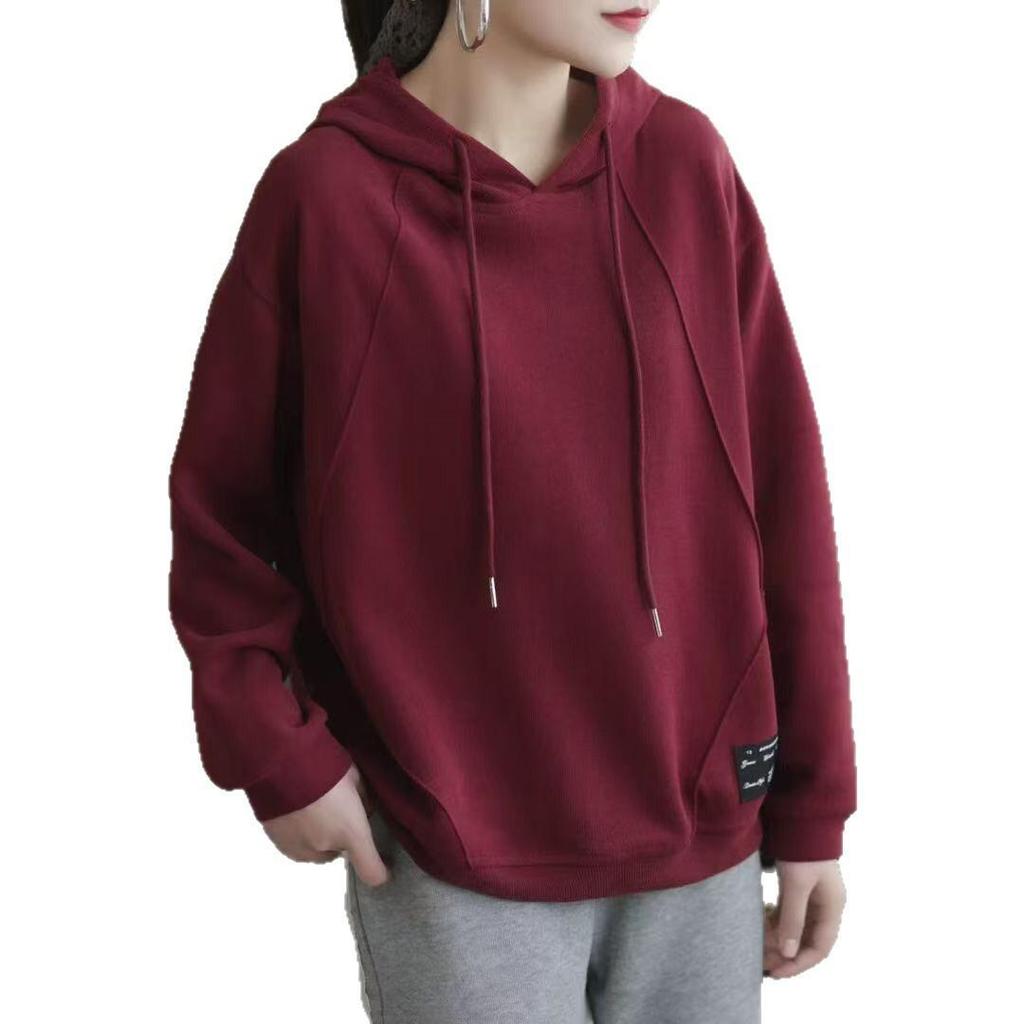 Korean Artistic Hooded Sweatshirt: Stylish, Comfortable, Loose-Fit Casual Pullover for Women (2025)