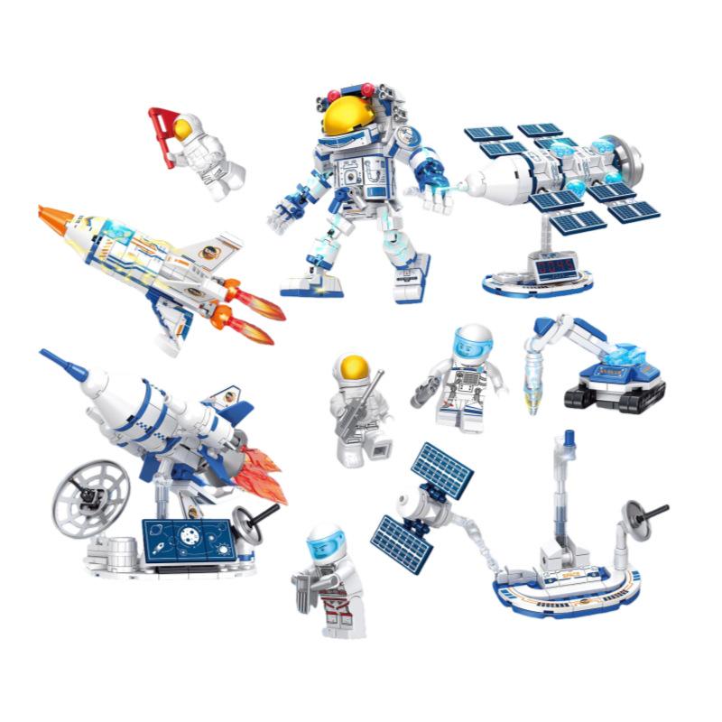 Aerospace Rocket Model Building Blocks - Educational Toy for Kids