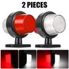 Truck LED Side Marker Light Double Face Indicator Turn Signal Light Rear Stop Warning Lamp 12V 24V For Car Trailer Lorry Van RV