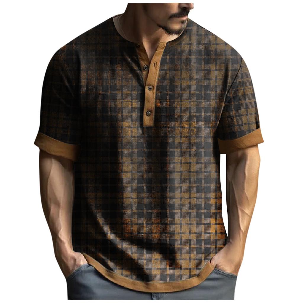 Men's Short Sleeve Graphic And Embroidered Fashion T-Shirt Spring And Summer Short Sleeve Printed