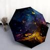 1 PC Automatic Folding Umbrella - The Mysterious Tree of Life Pattern, Portable & Foldable Design with 8 Ribs, Christmas Birthday Gifts